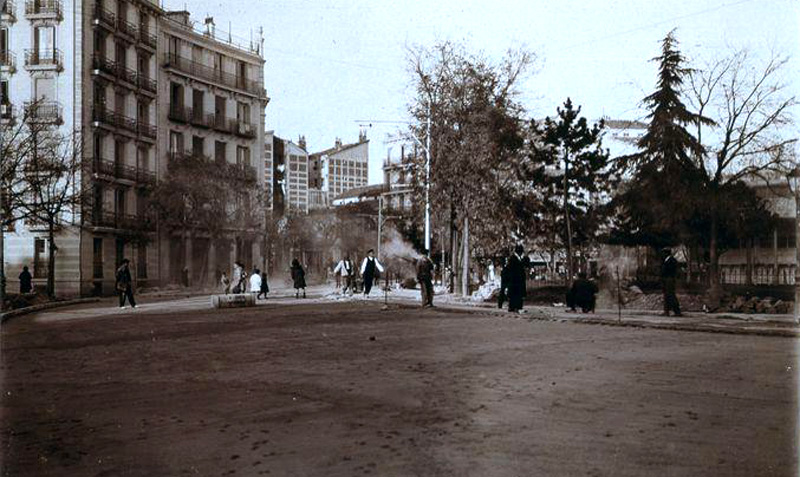 Plaza de Olavide en 1913