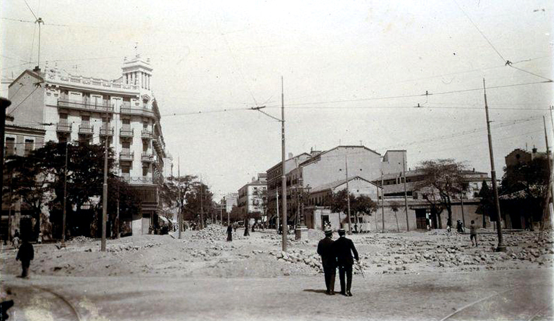 Glorieta de Quevedo en 1920