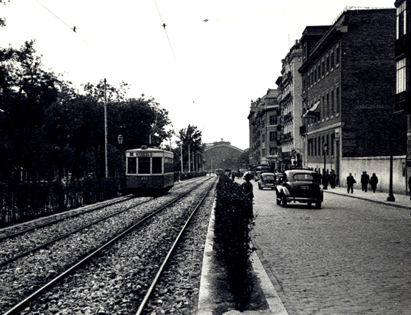 El paseo del Prado en 1949
