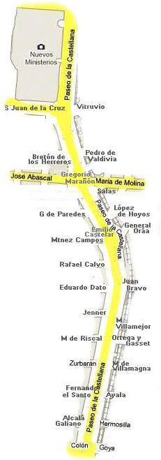 Mapa Castellana
