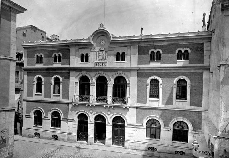 Antiguo edificio de la Bolsa 1883