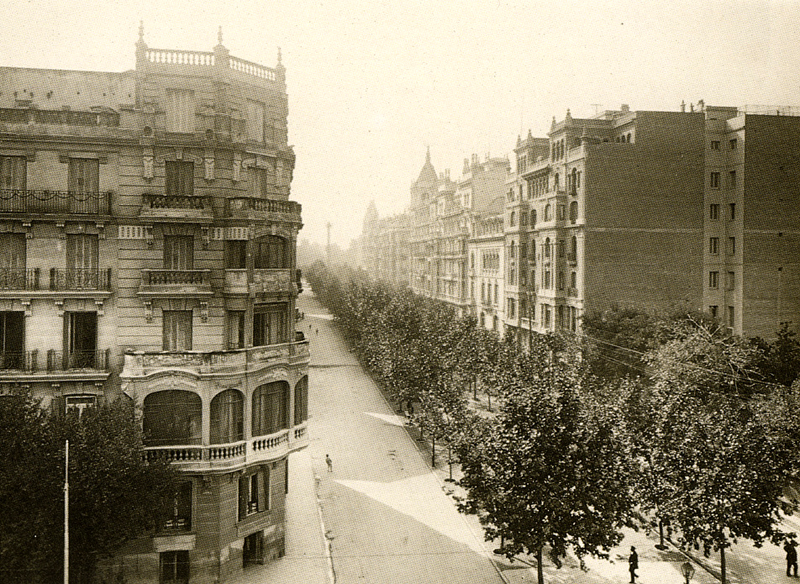 Calle de Príncipe de Vergara en 1930