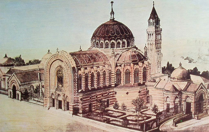 Proyecto Arbós para la basílica de Atocha y el Panteón de Hombres Ilustres