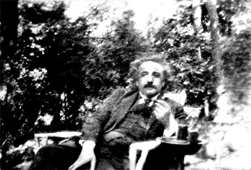 Albert Einstein en la Residencia de Estudiantes