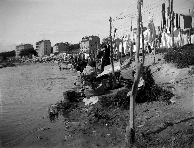 Lavanderas en el Manzanares. 1915