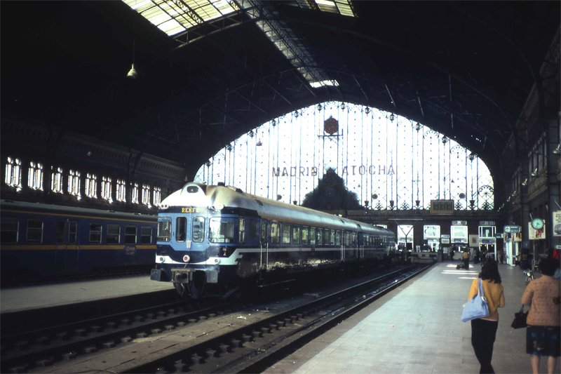 Estación de Atocha en 1981