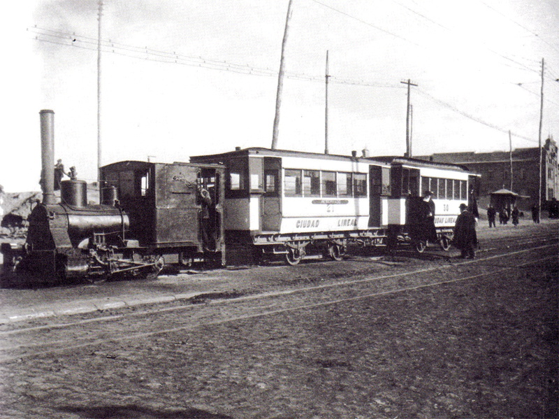 Tren-Tranvía a vapor de la Ciudad Lineal